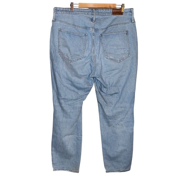 MADEWELL The Perfect Vintage Jean in Grandbay Wash Ripped Edition Plus Size 16W - Picture 8 of 15